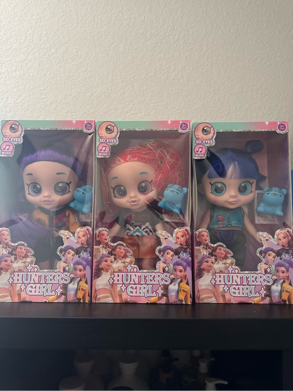Hunters Girl Fashion Doll with Blue Pet - Purple, Red, Blue Styles
